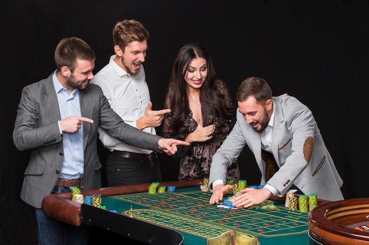 Studio live-dealer Evolution Gaming dengan dealer profesional